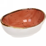 Салатник керамический «Corsica orange» 10*7,5*4см