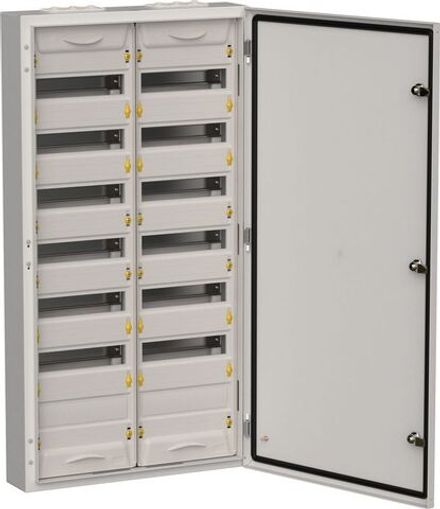 Корпус ЩРн-168 (2х84) TITAN 5 1085х570х140 IP54 метал. сер. IEK TI5-50-N-2X084-54-7035