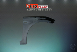 Крыло правое черное Hyundai Solaris 1 2010-2014