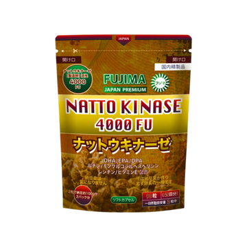 Fujima Nattokinase Наттокиназа 4000 fu + dha/epa/dpa (45 дней) , 90 caps