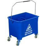 Тележка OfficeClean Professional уборочная-ведро , 2 секции, с отжимом, 20 л., синяя