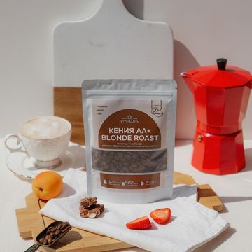 Кофе в зернах арабика Кения АА+ Blonde Roast, 100г