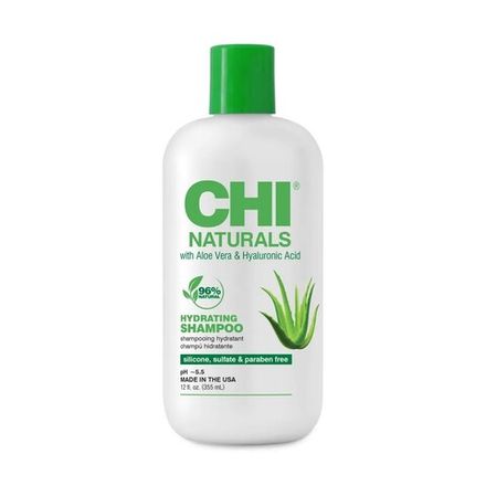 CHI Naturals Hydrating Shampoo Шампунь увлажняющий с алоэ вера и гиалуроновой кислотой, 355 мл