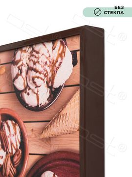 Настенные часы-постер "Ice Cream"