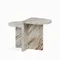 Кофейный стол Svante 50х45 см, бежевый мрамор