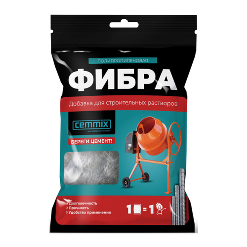 Фиброволокно базальтовое "Сеmfibra R" "CEMMIX" 1кг