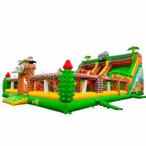 Коммерческий надувной батут «Сафари Ультра», 15*10*7,5 м