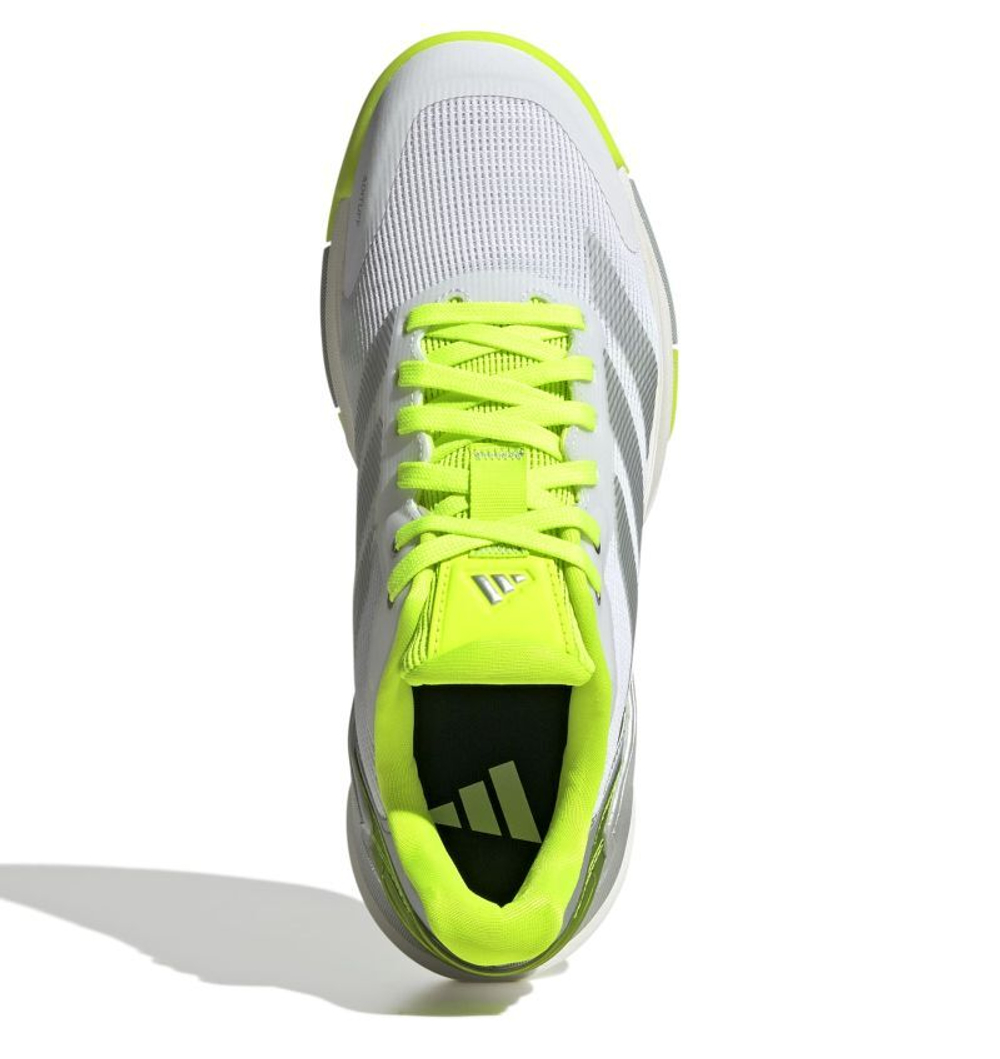 Женские кросовки для падел Adidas Crazyquick Lightstrike Padel W - lucid Lemon/silver Metallic/Wonder Silver