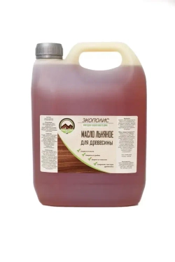 Масло льняное для древесины 3 л. ЭКОПОЛИС