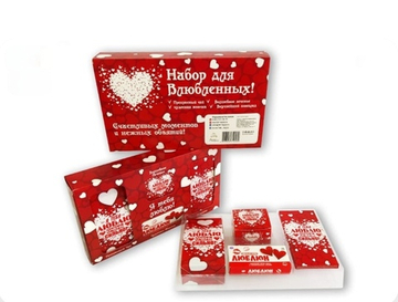 Подарочный набор из 4 продуктов- Я тебя люблю очень сильно