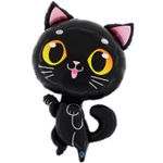 Шар Фольгированный Кот черный (Черный)