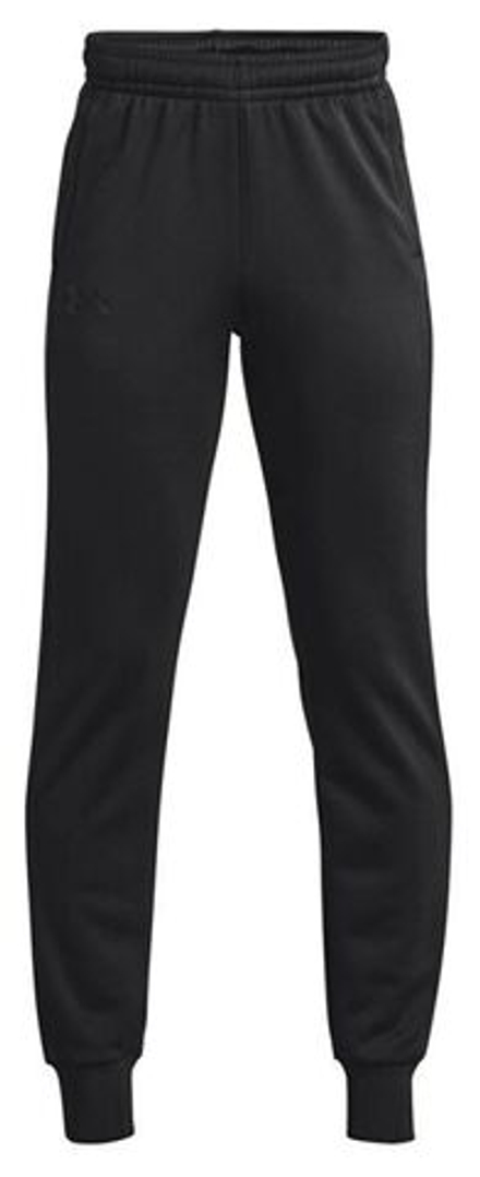 Детские теннисные брюки Under Armour Boys' Armour Fleece Joggers - black