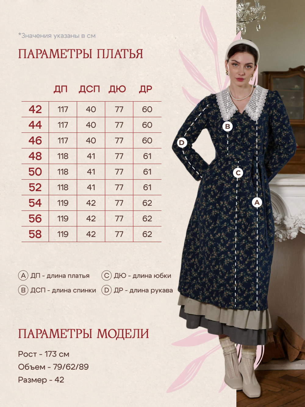 Платье с кружевным воротником