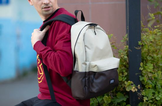 Рюкзак ТАЙНА дэйпэк беж/кор