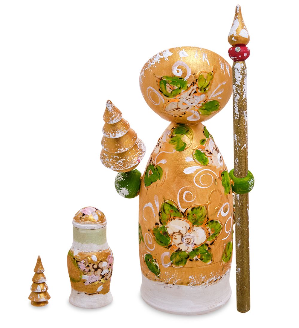 Народные промыслы МР-23/31-B Матрешка 3м «Дед Мороз с елкой»