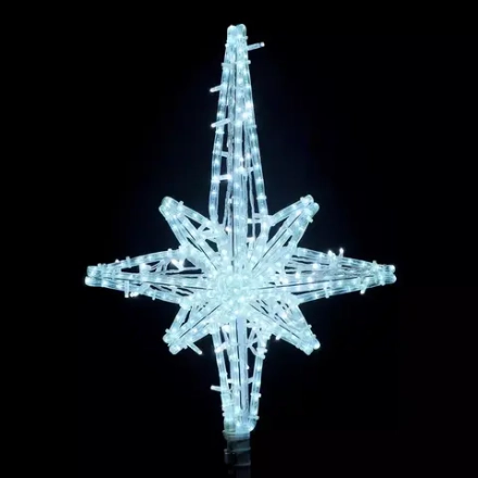 Светодиодная макушка Роза Ветров 100 см., Белая, 220В, LTC (LC-13220)