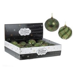 GAEM Набор из 12шт Украшение новогоднее "Шар", D 8 см, L35 W27 H8,5 см