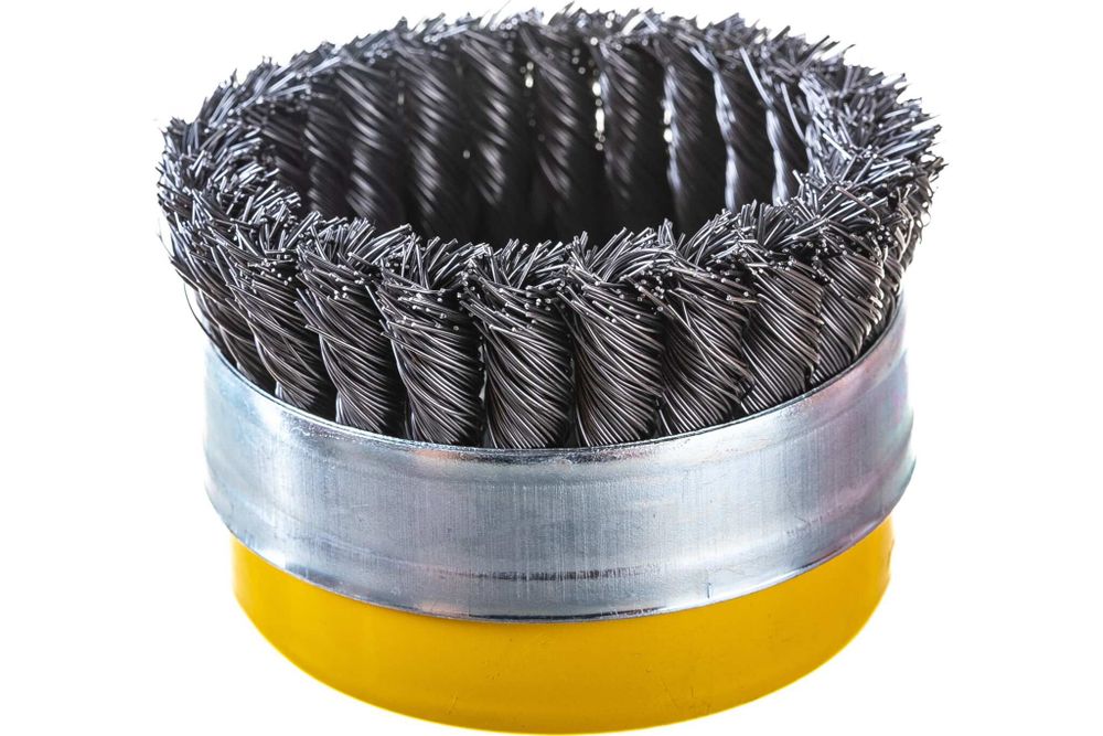 БИБЕР 70976 Щетка-крацовка чаша витая для УШМ 100мм (12/36)