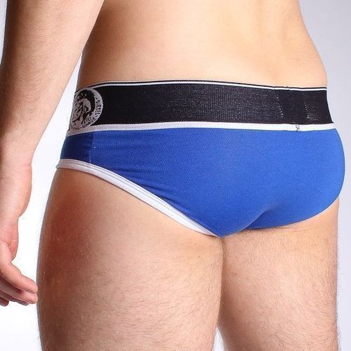 Мужские трусы брифы синие Diesel Only the Brave Brief Blue