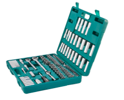 S05H48107S Набор инструмента универсальный 1/4", 3/8" и 1/2"DR, 107 предметов