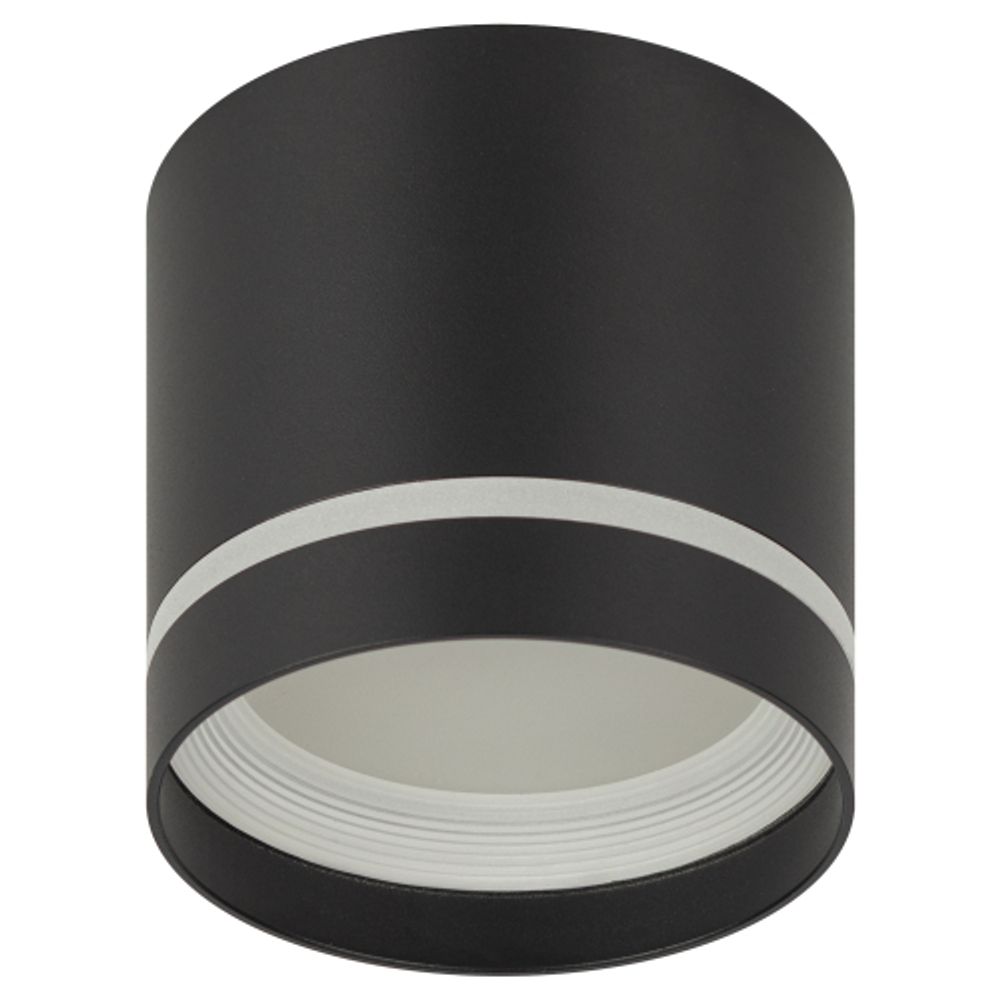 Светильник накладной ЭРА OL9 GX53 BK/WH под лампу GX53 черный/белый