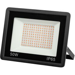 Фитопрожектор для растений светодиодный ЭРА FITO-50W-RB-LED для цветения и плодоношения красно-синего спектра 50 Вт | Фито прожекторы