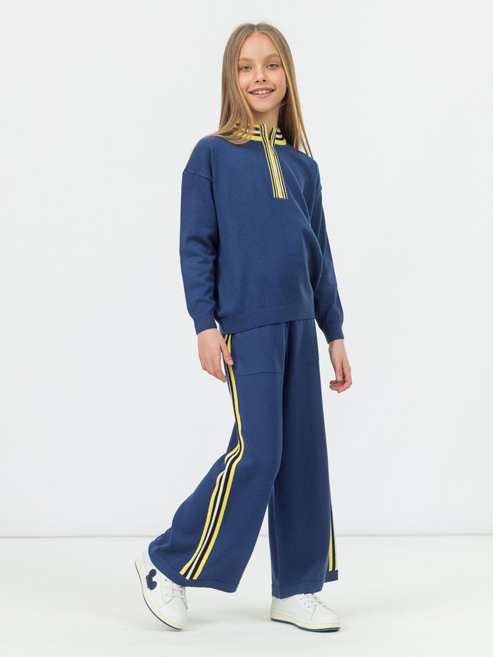 Брюки для девочки AT976 сапфировый