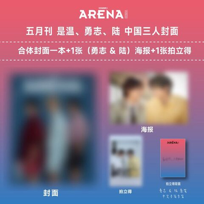 публикация ARENA HOMME (CHINA) - 2025.05 NCT WISH (SION & RIKU & YUSHI) B Type