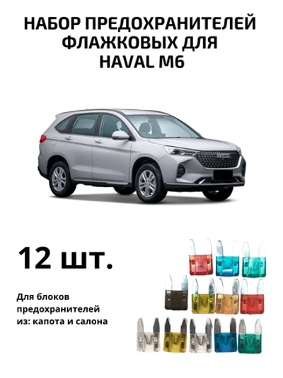 Набор предохранителей для Haval M6 флажковый