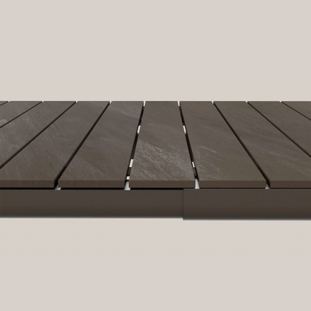 Стол пластиковый раздвижной Nardi Tevere 210, терра