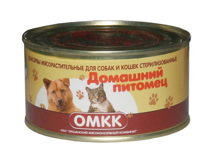 Корм для собак и кошек "Домашний питомец" 325г. ОМКК