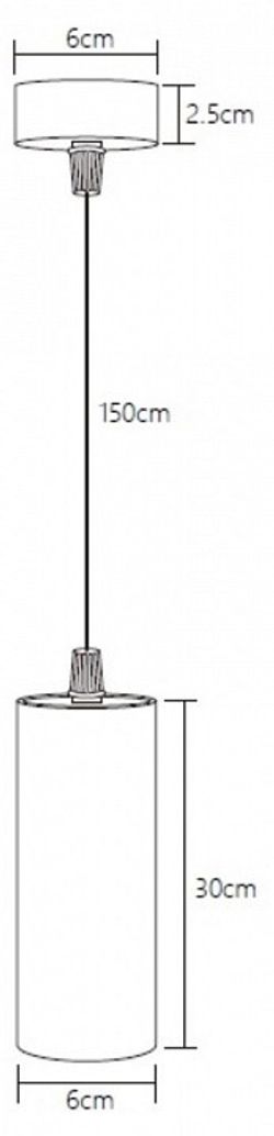 Подвесной светильник Fiberli Tube 12110104