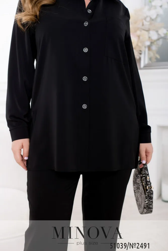 Костюм 2491-черный Minova