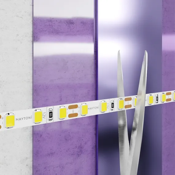 Светодиодная лента 12В 2835 9,6Вт/м 6000K 5м IP20 5мм Led Strip 20012