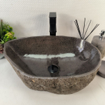 Раковина из речного камня RS-65213 57*38*15 0862