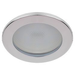 Светильник встраиваемый влагозащищенный ЭРА KL95 CH под лампу GX53 IP44 хром