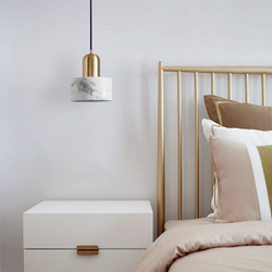 Подвесной светильник Cloyd ANTUAN P1 / Ø15 см - бел.мрамор (арт.10794)