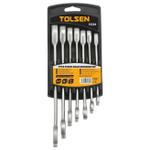 Набор комбинированных трещоточных ключей TOLSEN 8-19мм 7шт. TT15229