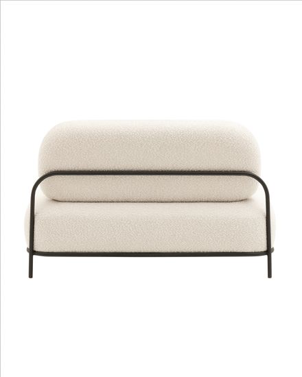 Диван Стоун new ткань букле молочный