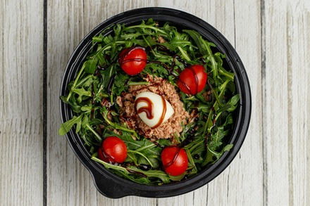 Салат «Руккола с маринованным тунцом» банкетный