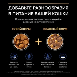 Pro plan 85 г пауч влажный  корм для взрослых кошек, живущих дома, вкусные кусочки с индейкой, в желе