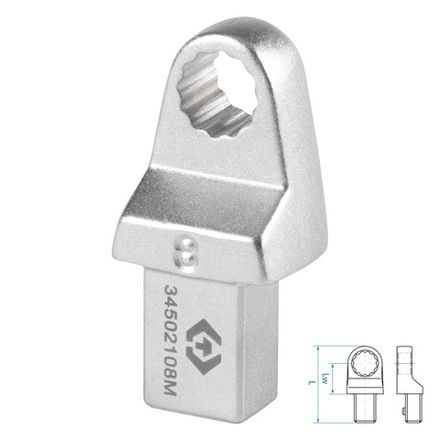 Цена на KING TONY (34502108M) Насадка накидная серии "FIT", 8 мм, 9х12 мм