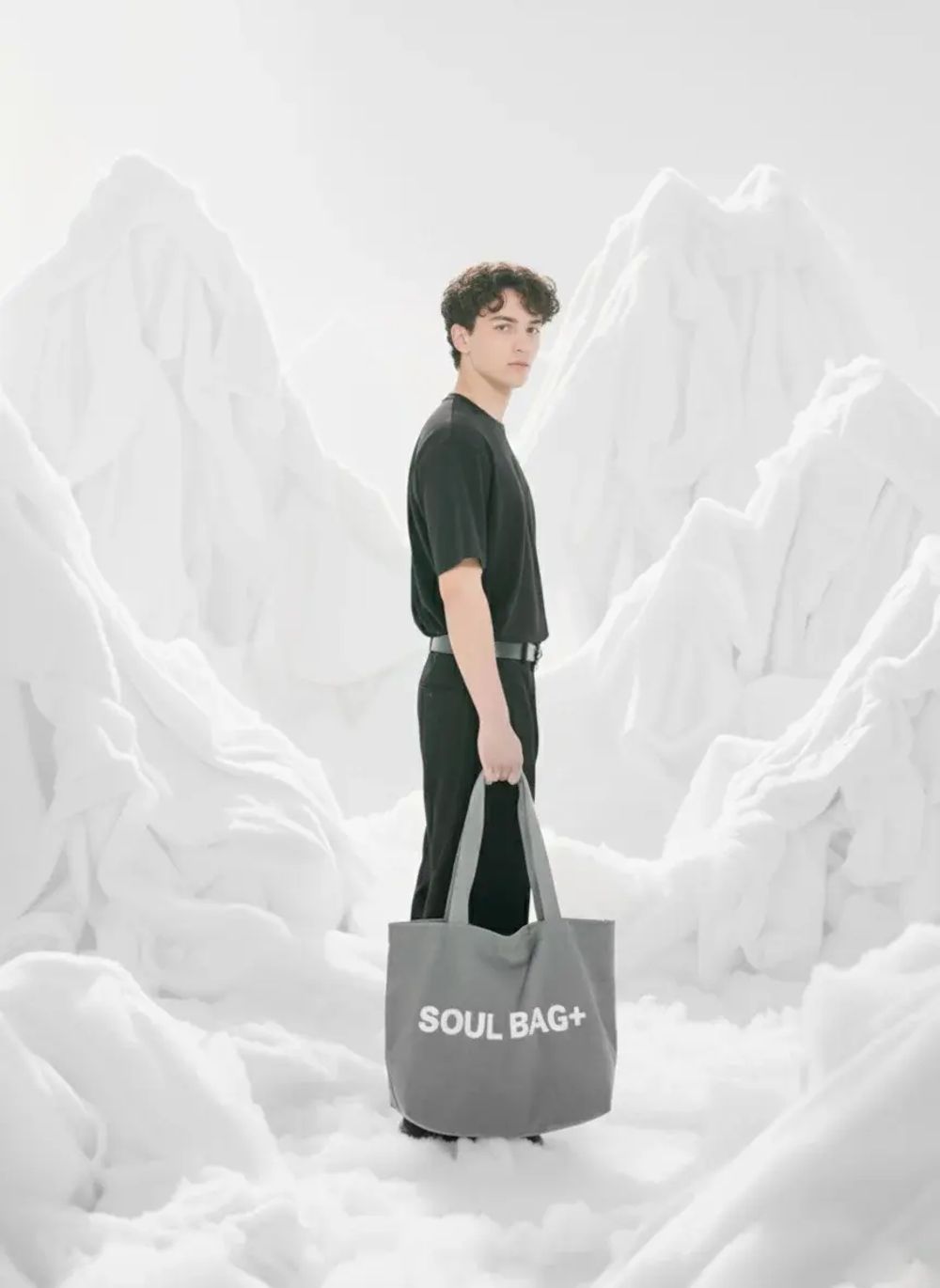 Сумка Ash Garden Soul bag+ Камень серая