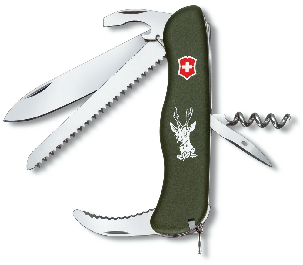Нож Victorinox Hunter зеленый, 0.8873.4