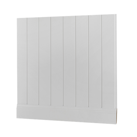 Скандинавская стеновая панель МДФ светло-серая матовая