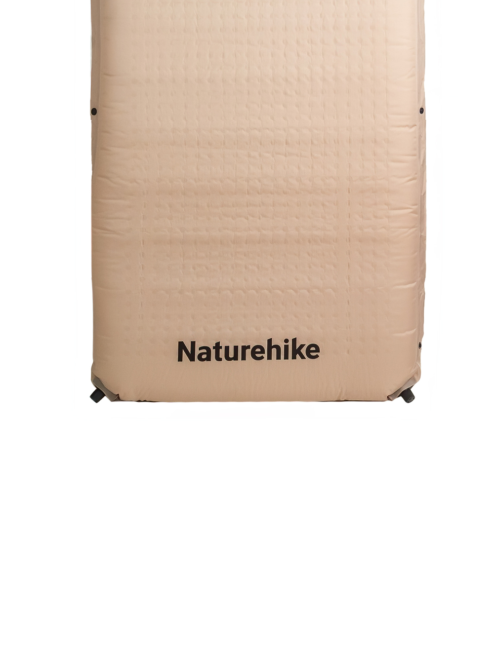 Коврик надувной односпальный Naturehike D04, с чехлом и подушкой, бежевый (CNK2450WS020)