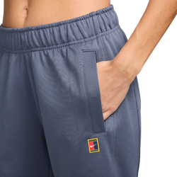 Женские теннисные брюки Nike Court Heritage Windrunner Mid-Rise Tennis - difused blue