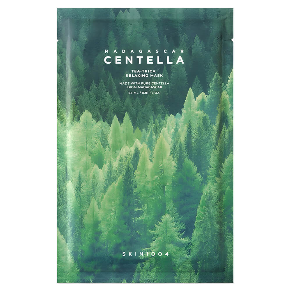 Тканевая маска с чайным деревом SKIN1004 Madagascar Centella Tea-Trica Relaxing Mask