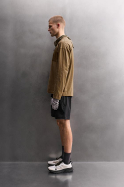 ZARA ТЕХНИЧЕСКИЕ ШОРТЫ КАРГО, ЧЕРНЫЙ