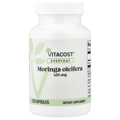 Vitacost, Everyday, моринга масличная (Moringa oleifera), 425 мг, 120 капсул